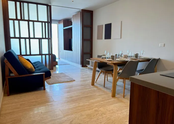 Apartamento Departamento Nuevo Con Vista Al Mar Caribe | Centro Playa del Carmen