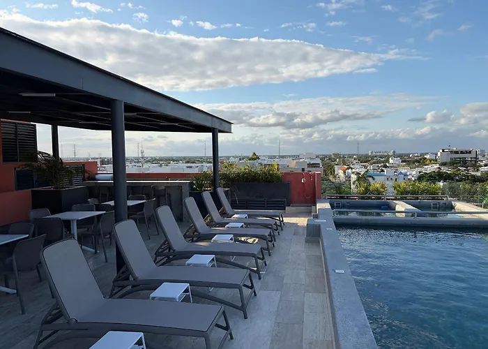 Departamento Nuevo Con Vista Al Mar Caribe | Centro Apartamento Playa del Carmen
